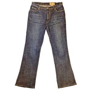 Christina V Jeans Size 12 Reg Embroidered St Leg Dark Denim See Pics for Details
